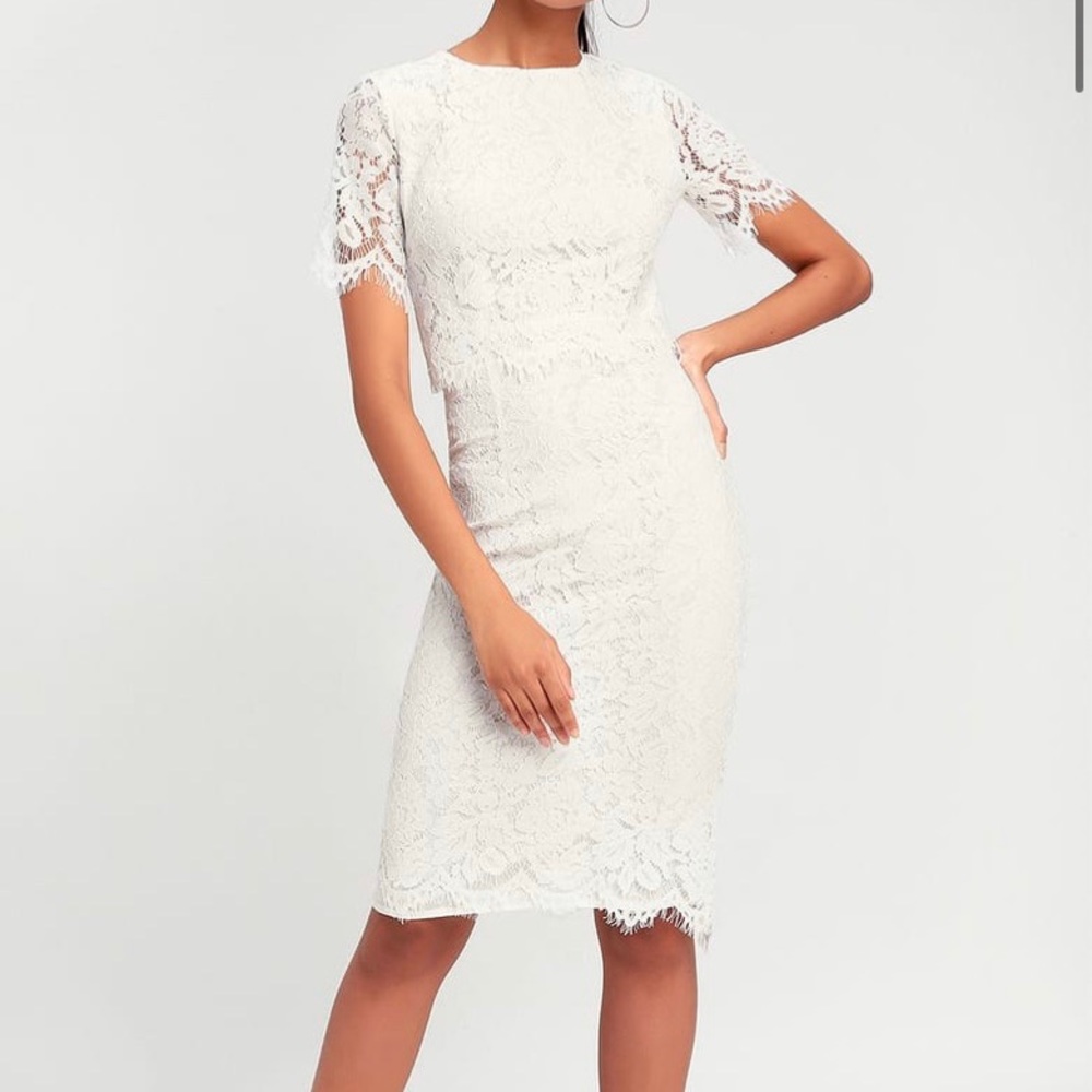 White Lace Dress
